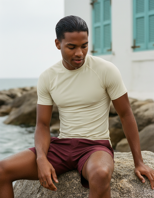Limestone Rash Guard Men's Rashguard — Lolekai