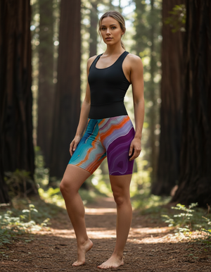 Elysium Yoga Shorts Yoga Shorts — Dripper