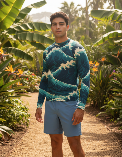 Surge Rash Guard Men's Rashguard — Dripper