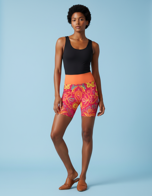 Vibrante Yoga Shorts Yoga Shorts — Dripper