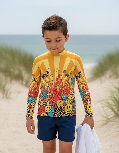 Zest Kids Rash Guard Kids Rash Guard — Dripper