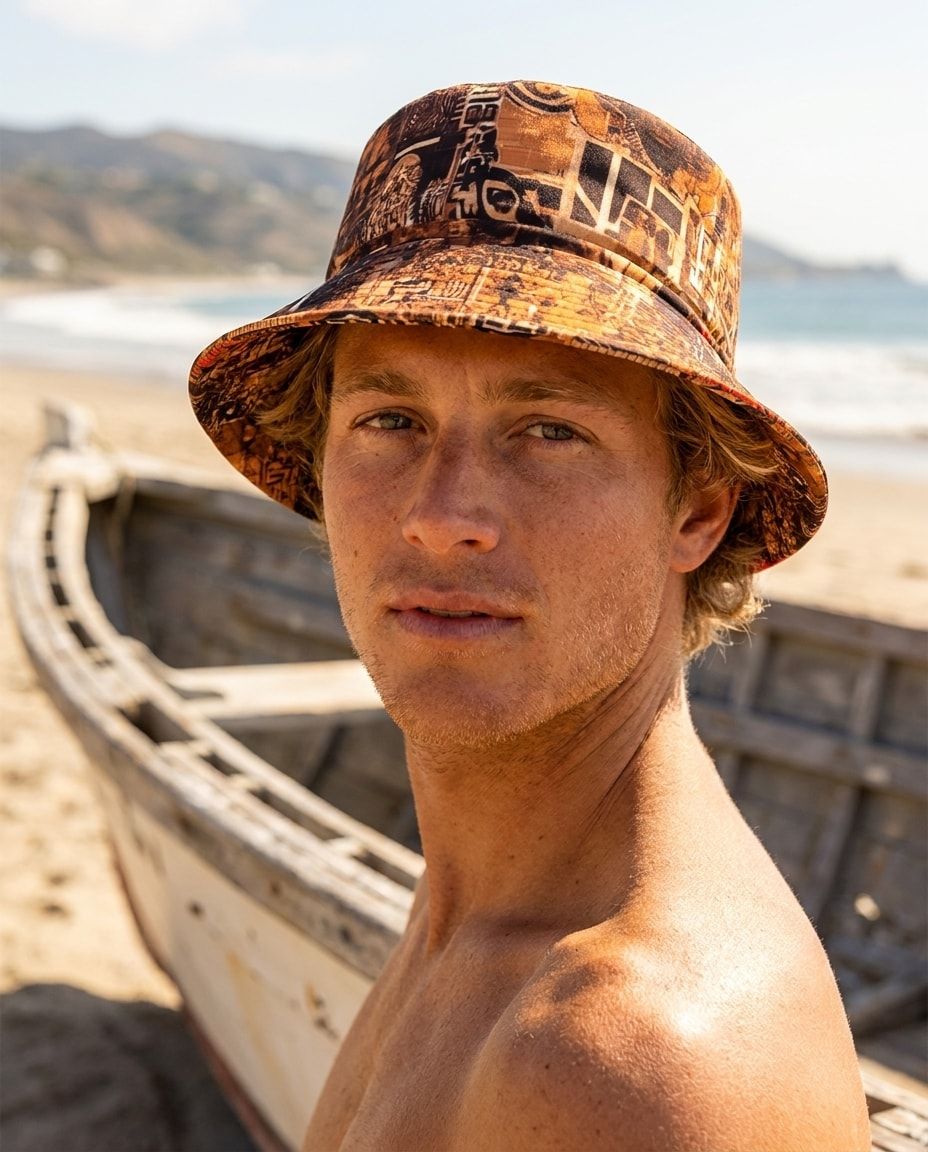 Citrus Orange Spectra bucket hats — view 1 of 2