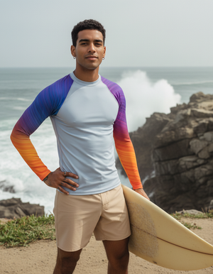 Spectrum Rash Guard Men's Rashguard — Dripper