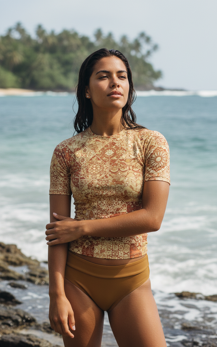 Rashguard — Women's Muskmelon Riad