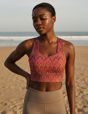 Siam Sports Bra Longline Sports Bra — Dripper