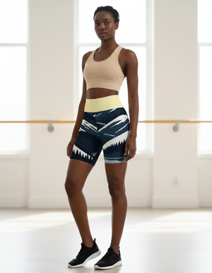 Celestial yoga shorts
