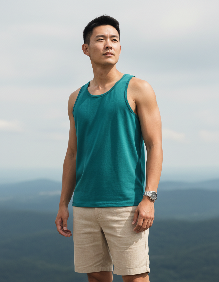 Tank top in Transformative Teal