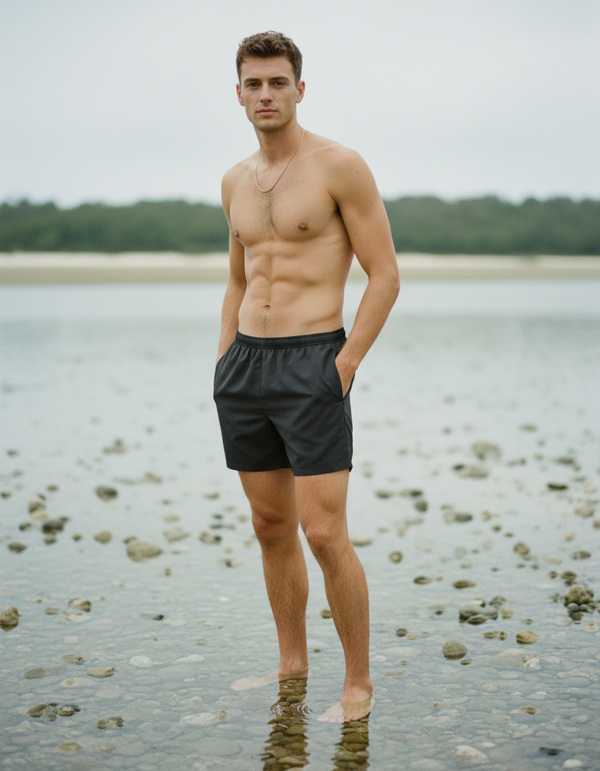 Men's Swim Trunks in Graphite
