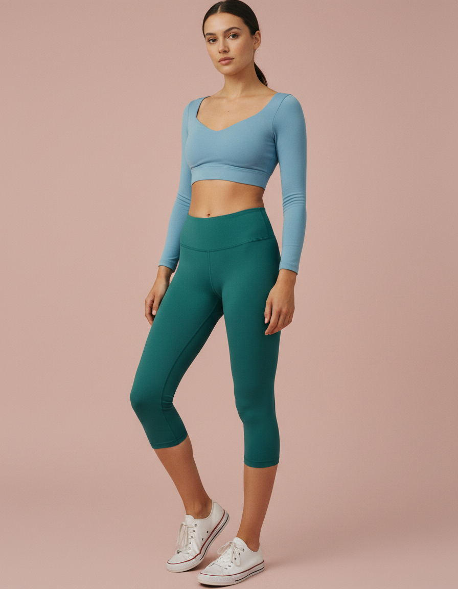 Capri Leggings in Alexandrite