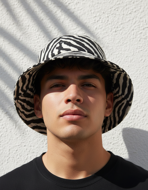 Mosaic bucket hats