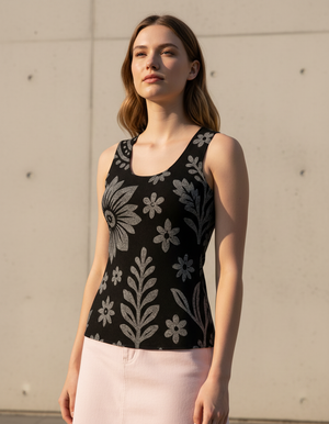 Indian Block Print Tank Tops tank tops