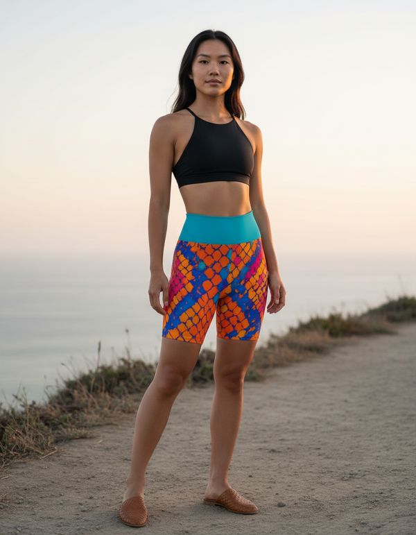 Snake Collection yoga shorts