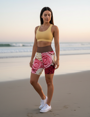 Petal yoga shorts