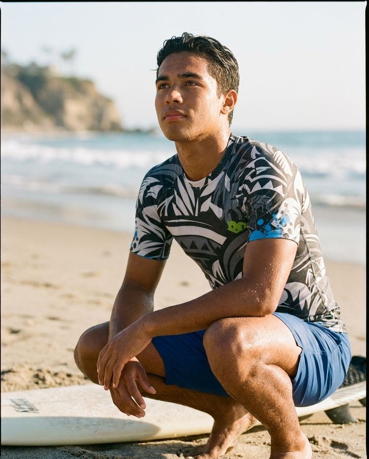 Men's Mana Uli men's short-sleeve rashguards