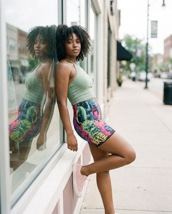 Neon Legends women's short shorts