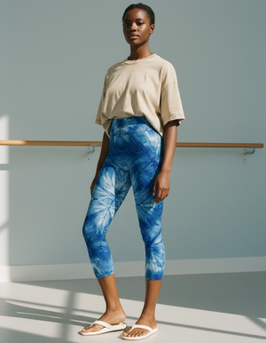 Kumo Leggings Capri Yoga Leggings — Dripper