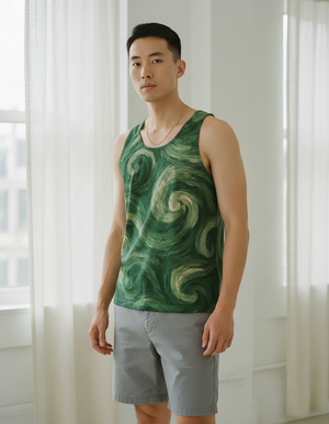 Runway Emerald Orion Tank Top Men's Tank Top — Dripper