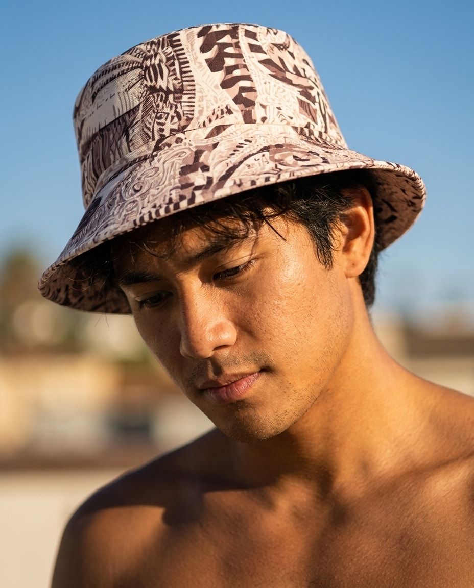 Dusty Rose Enigma bucket hats — view 1 of 2