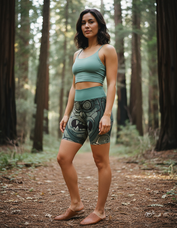 Stone Guardian yoga shorts