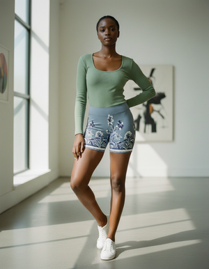 Blue Aura Elysian women's short shorts