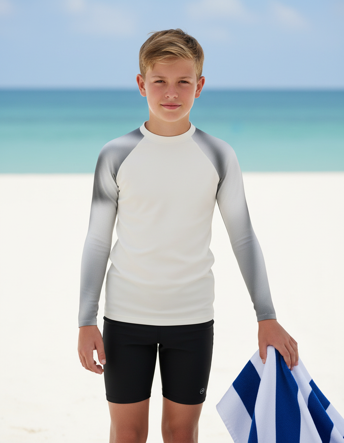 Rashguard — Youth White Onyx Chroma