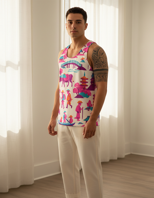 Men's Kisokaido tank tops