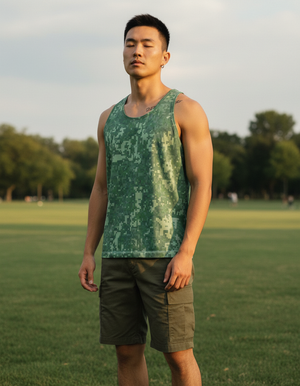 Men's Jelly Mint Veil men's tank tops