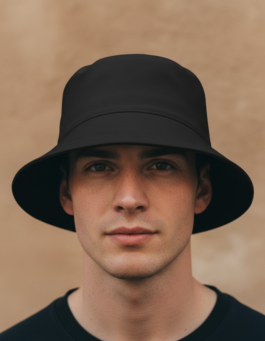 Bucket hat in Jet
