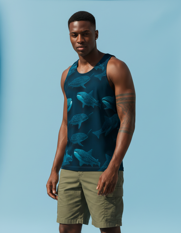 Whale Shark Tank Tops tank tops