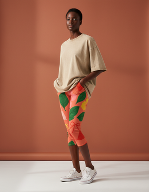 Lagoon Leggings Capri Leggings — Dripper
