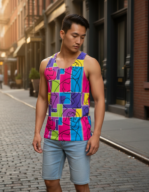 Men's Lustre tank tops