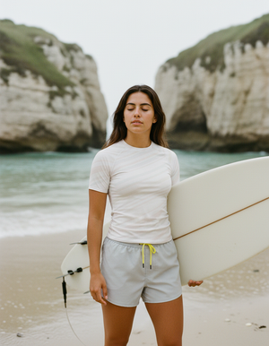 Women's Pearl Sway women's short-sleeve rashguards