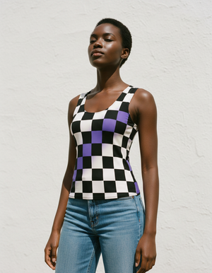 Women's Rhodonite Prism tank tops