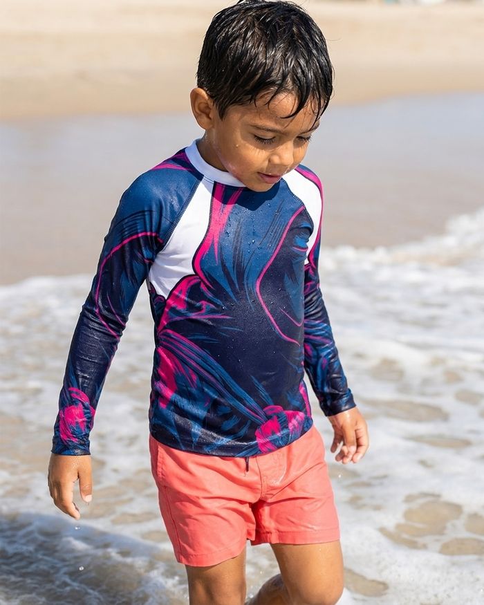 Rashguard — Boys Shinobi (White)