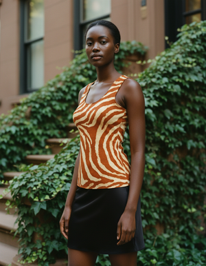 Women's Muskmelon Mosaic women's tank tops