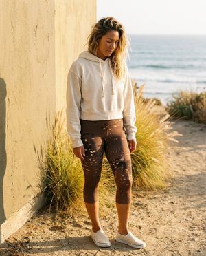 Coffee Bean Flare swim & gym leggings