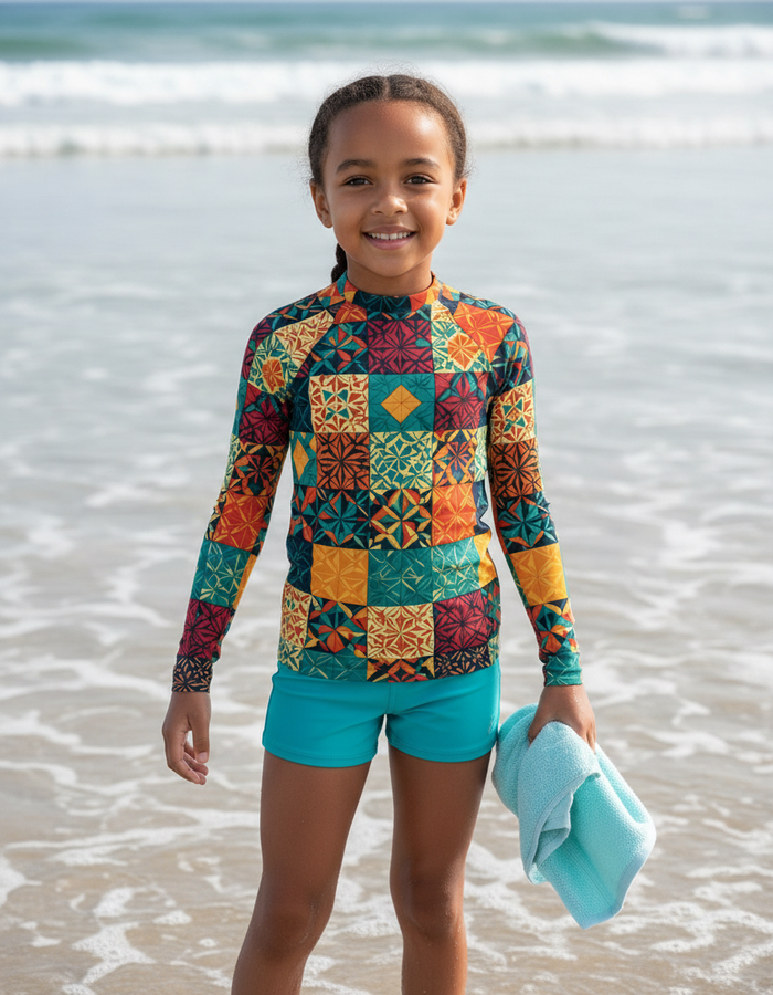 Rashguard — Kids Angora Pulse