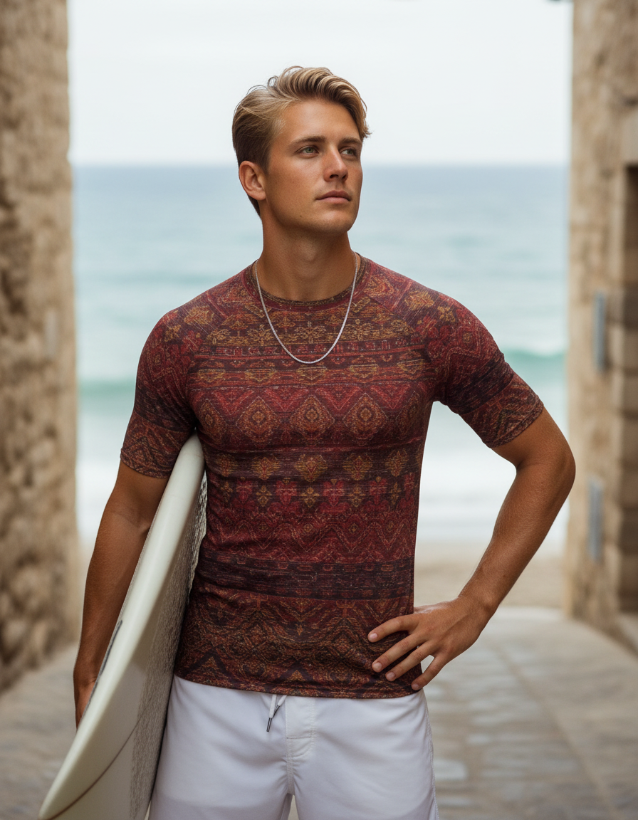 Serenade Rash Guard Men's Rashguard — Lolekai