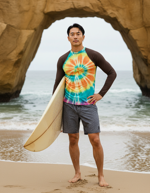 Nebula Rash Guard Men's Rashguard — Lolekai