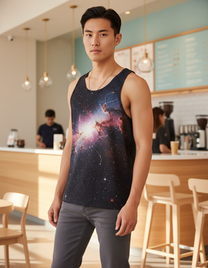 Nebula Tank Top Men's Tank Top — Dripper