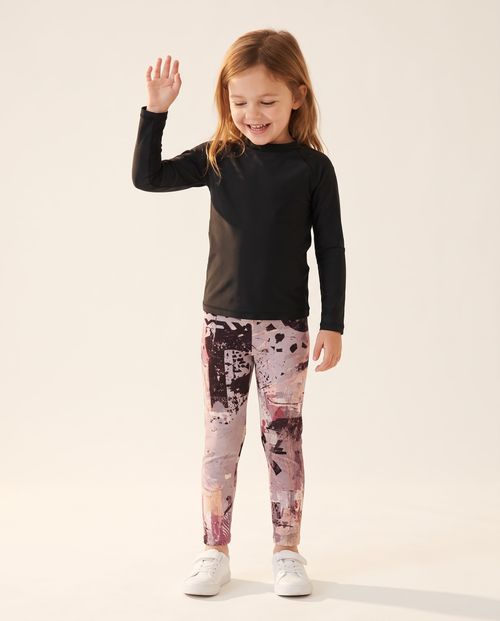Burnished Lilac Echo Girls Leggings Girls Leggings — Lolekai