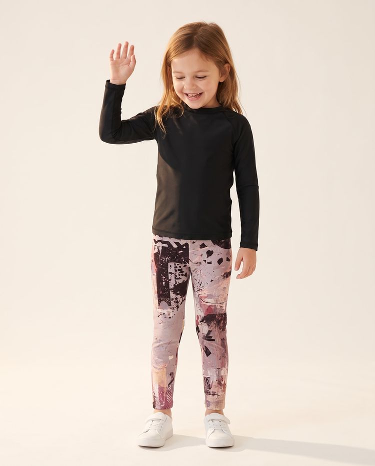 Burnished Lilac Echo Girls Leggings