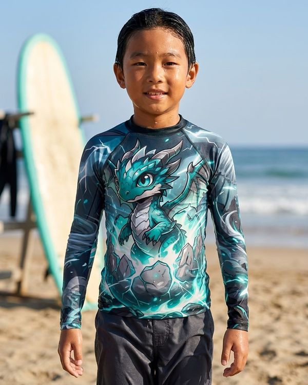 Boys Storm Baby Dragon Rash Guard
