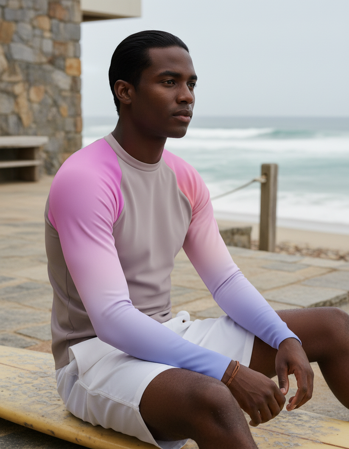 Rashguard — Men's Burnished Lilac Prism