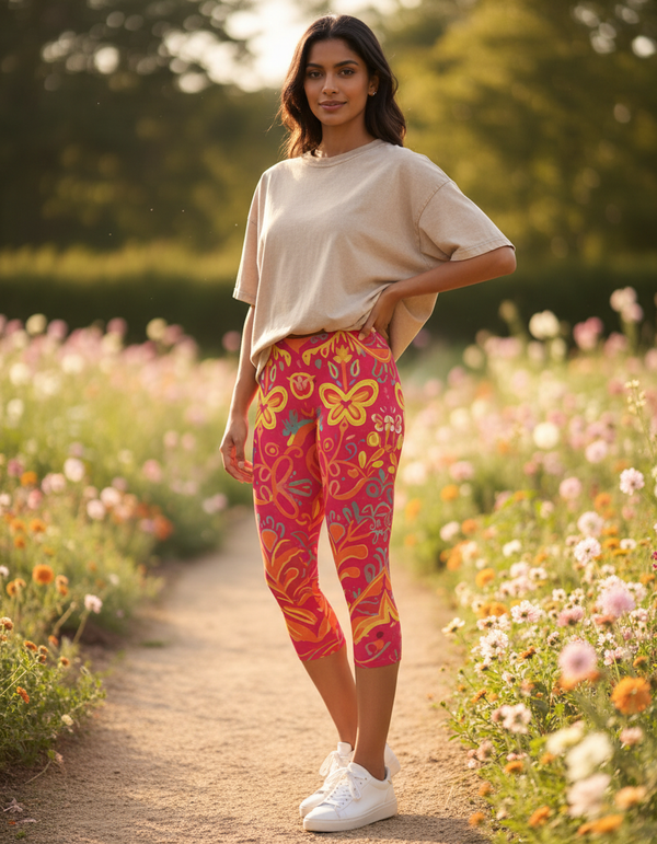 Otomi Collection capri leggings