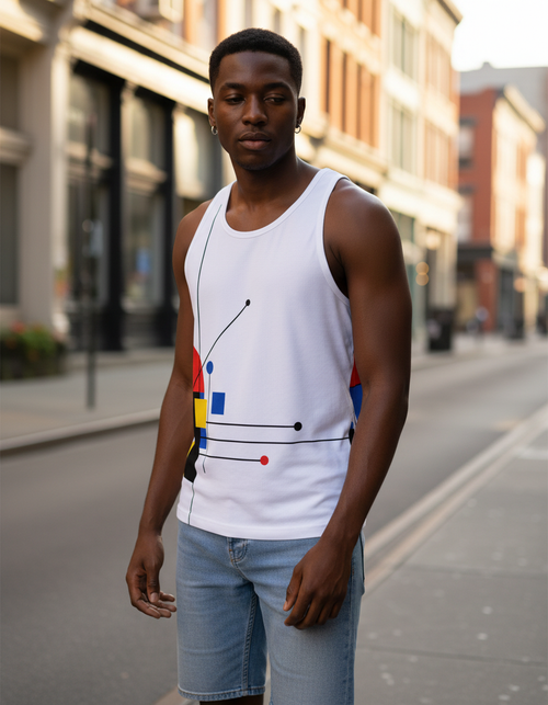 Men's Zwart tank tops