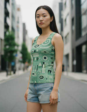 Women's Jelly Mint Elysium tank tops