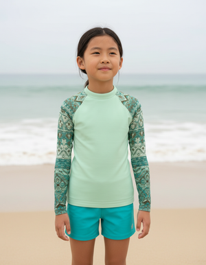 Kids Jelly Mint Serenade kids rashguards