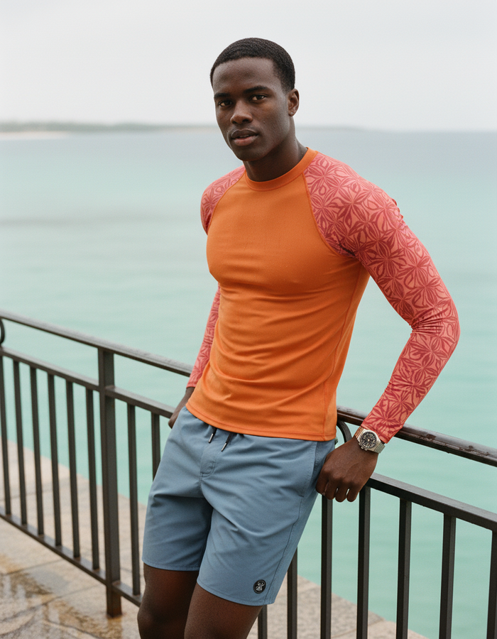 Rashguard — Men's Coral Chord