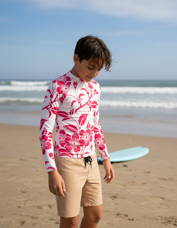 Rashguard — Youth Hot Pink Fusion